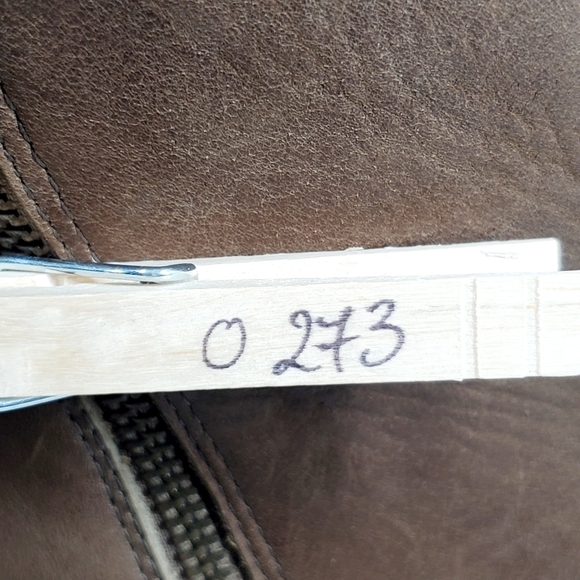 Crown Vintage Brown Leather Zip Up Block Heel Ankle Booties O273 - Picture 13 of 13